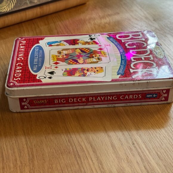 Big Deck Playing Cards with Tin Container by Fundex Games - Picture 2 of 16